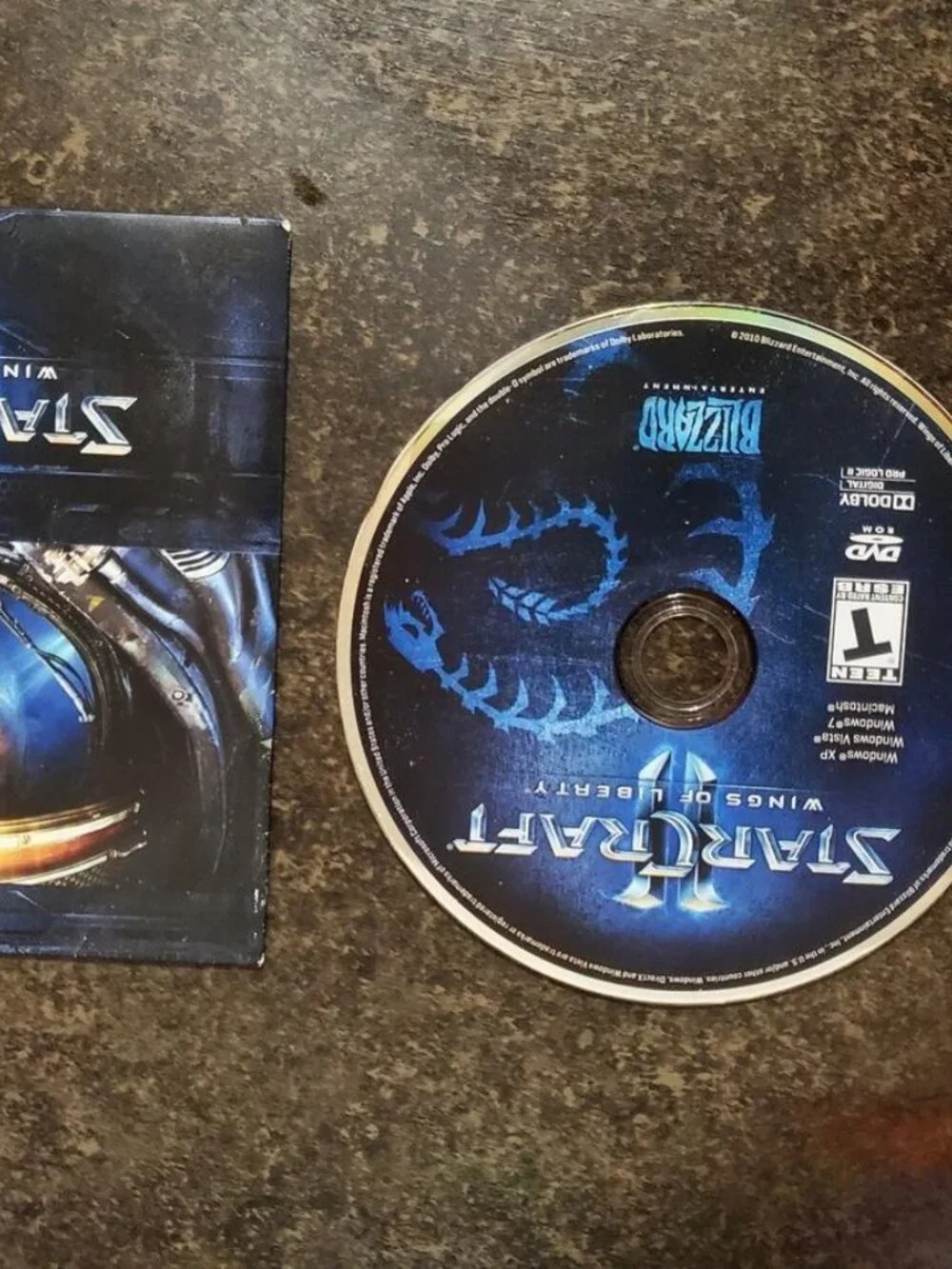 Three Video Games XBOX And PC. Starcraft | Battlefield | Ghost Recon